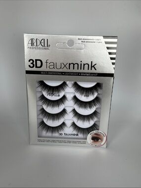 Ardell limited edition 3D Faux Mink False Eyelashes - Black (4 Pairs) BNIB